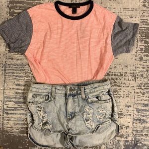 Red striped tee from J.Crew